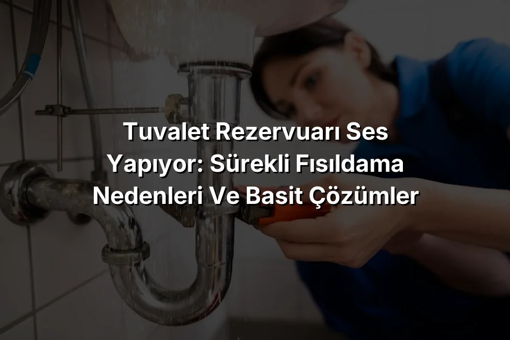 Tuvalet Rezervuarı Ses Yapıyor: Sürekli Fısıldama Nedenleri ve Basit Çözümler