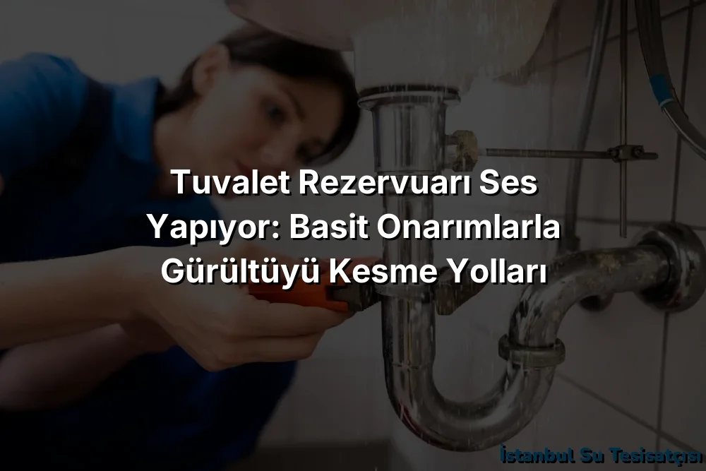 Tuvalet Rezervuarı Ses Yapıyor: Basit Onarımlarla Gürültüyü Kesme Yolları
