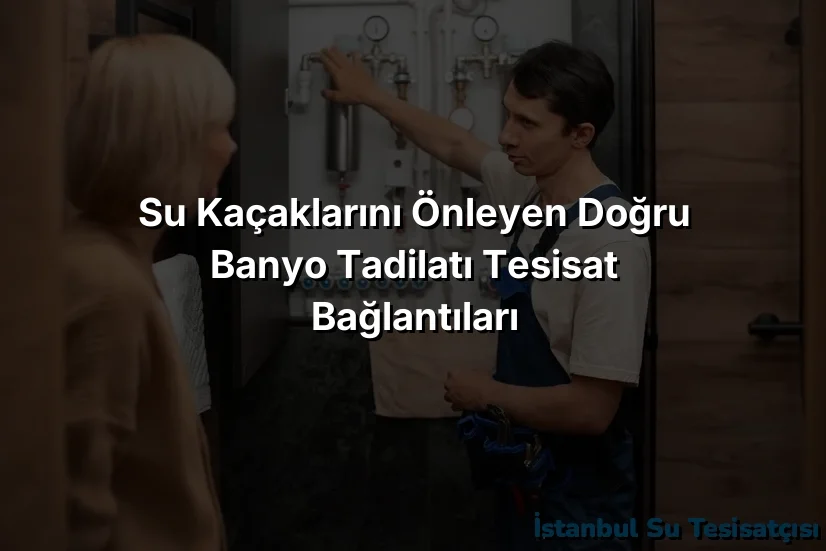 
Su Kaçaklarını Önleyen Doğru Banyo Tadilatı Tesisat Bağlantıları
