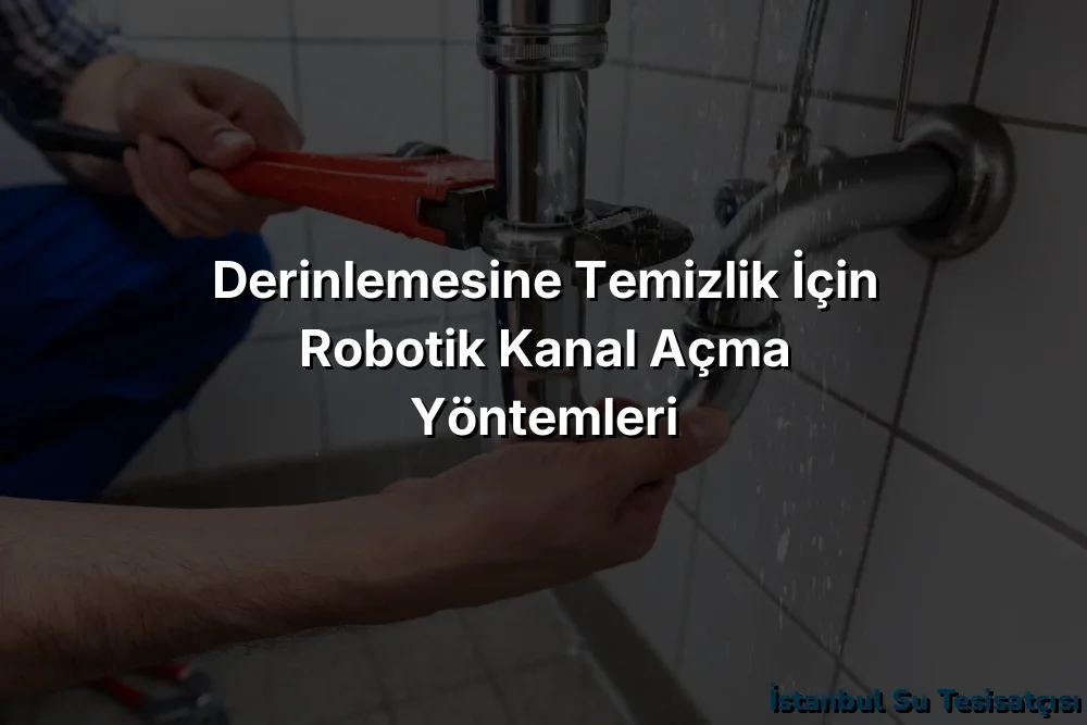 
Derinlemesine Temizlik İçin Robotik Kanal Açma Yöntemleri
