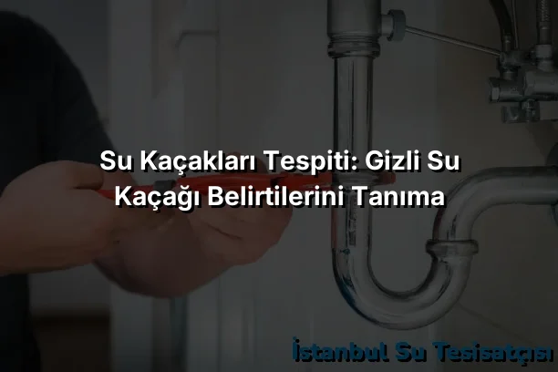 
Su Kaçakları Tespiti: Gizli Su Kaçağı Belirtilerini Tanıma
